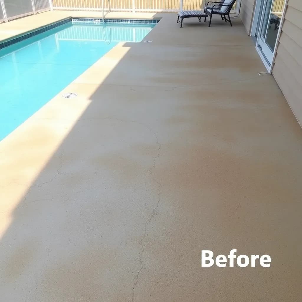 Pool Deck Renovation - Before